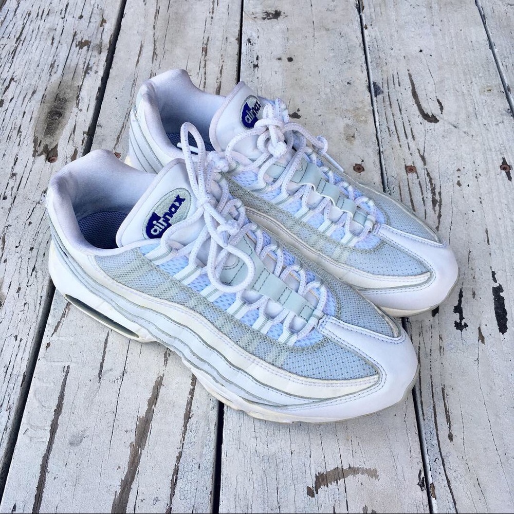 NIKE AIR MAX 95 OG RETRO VINTAGE SIZE 9 WHITE